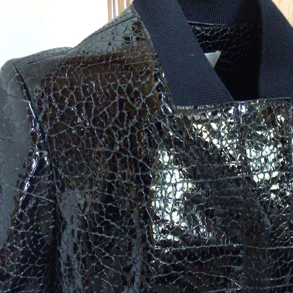 3.1 Philip Lim Goat Leather Jacket, black, New, Size 0 - Picture 5 of 10
